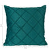 QUVIO Sierkussen fluweel – Gevuld – Ruit patroon – 45 x 45 cm – Donkergroen - ThatLyfeStyle