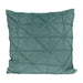 QUVIO Sierkussen gevuld - 50 x 50 cm - Fluweel - Eucalyptus groen