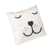 QUVIO Sierkussen slapende beer - Gevuld - Polyester - 45 x 45 cm