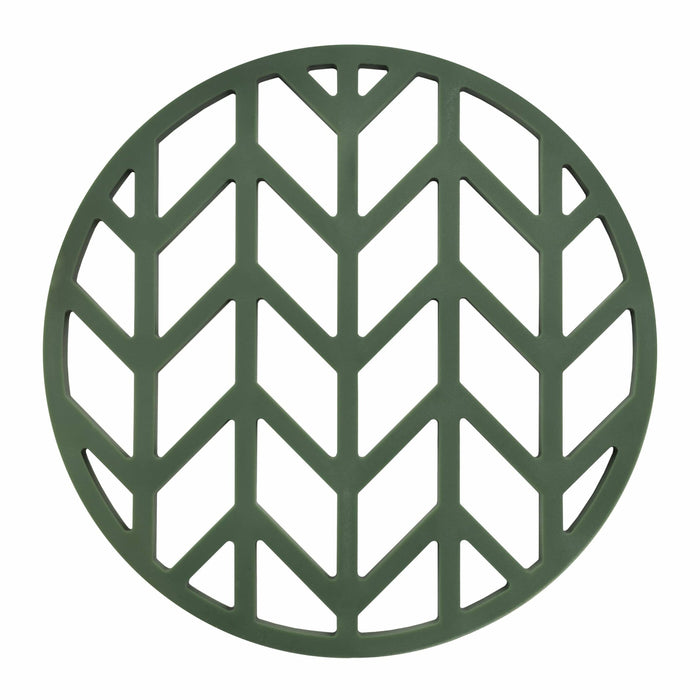 Krumble Pannenonderzetter - Pijlen - Diameter 14 cm - Groen
