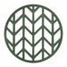 Krumble Pannenonderzetter - Pijlen - Diameter 14 cm - Groen