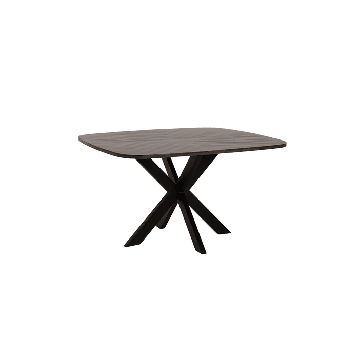Tower Living Eettafel Silvi Mangohout, 130 x 130cm - Bruin - Ovaal