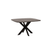 Tower Living Eettafel Silvi Mangohout, 130 x 130cm - Bruin - Ovaal