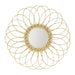 QUVIO Rotan spiegel - Diameter 39,5 cm