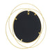 QUVIO Spiegel – 35,5 cm – Rond – Goud - ThatLyfeStyle