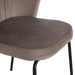 Stoel Mendy Velvet Champagne - Giga Meubel - ThatLyfeStyle