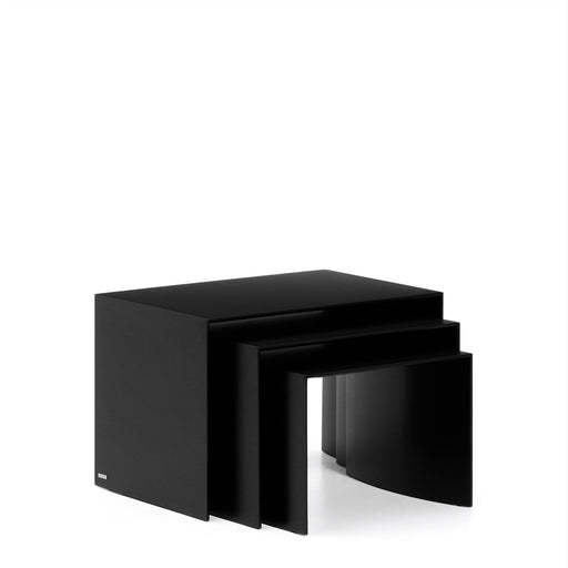 Kave Home Bijzettafel Litto MDF, Set van 3 stuks - Zwart - ThatLyfeStyle