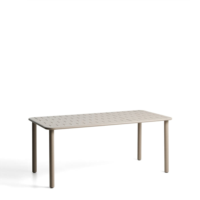 Kave Home Eettafel Brai Staal, 180 x 90cm - Beige - ThatLyfeStyle