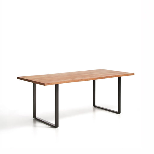 Kave Home Eettafel Uxue Acaciahout, 200 x 90cm - Bruin