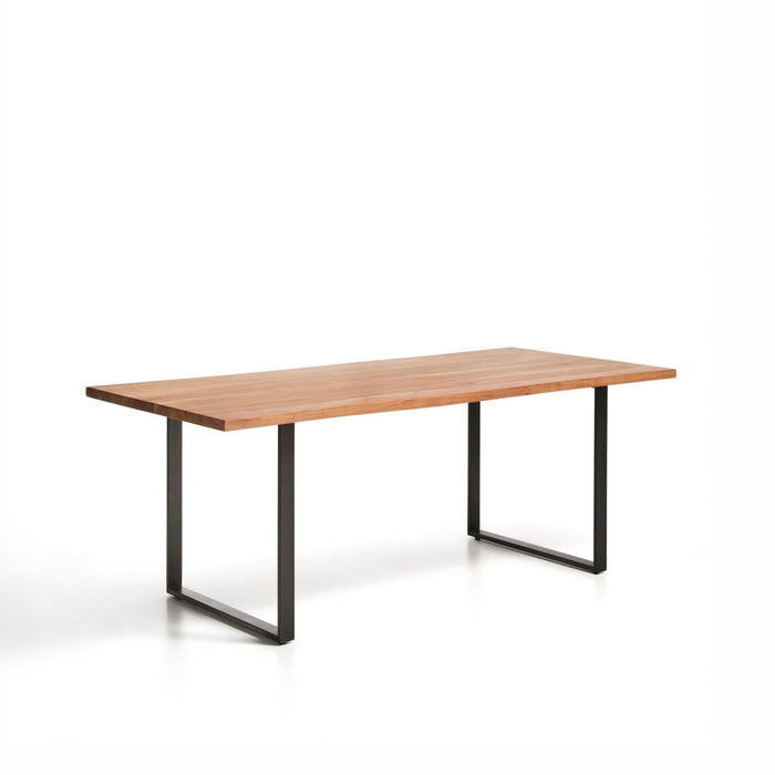 Kave Home Eettafel Uxue Acaciahout, 200 x 90cm - Bruin
