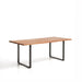 Kave Home Eettafel Uxue Acaciahout, 200 x 90cm - Bruin
