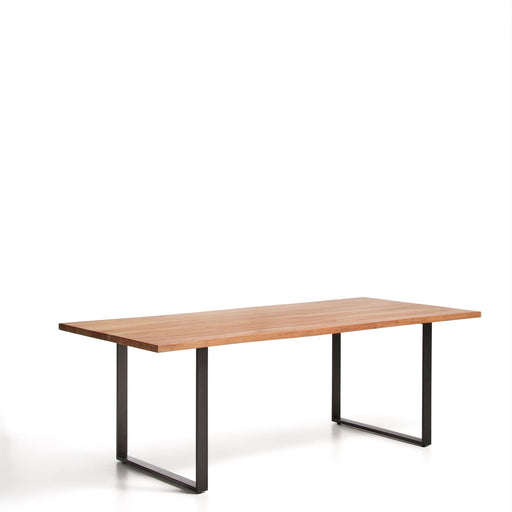 Kave Home Eettafel Uxue Acaciahout, 220 x 100cm - Bruin - ThatLyfeStyle