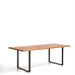 Kave Home Eettafel Uxue Acaciahout, 220 x 100cm - Bruin