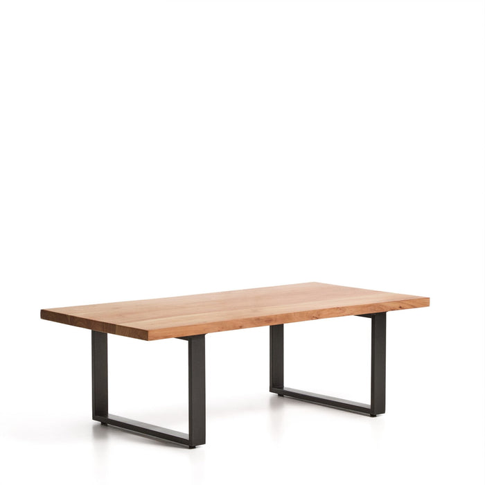 Kave Home Salontafel Uxue Acaciahout, 130 x 64cm - Bruin