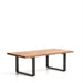 Kave Home Salontafel Uxue Acaciahout, 130 x 64cm - Bruin