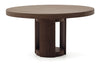 Kave Home Uitschuifbare Ronde Eettafel Artis Eiken, 150-200 x 80cm - Bruin
