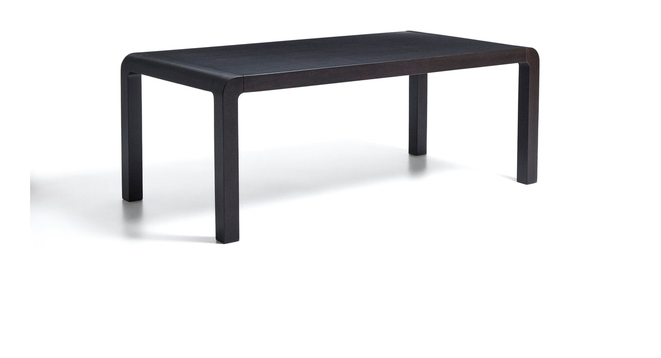 Kave Home Uitschuibare Eettafel Erisia Eiken, 200/280 x 100cm - Zwart