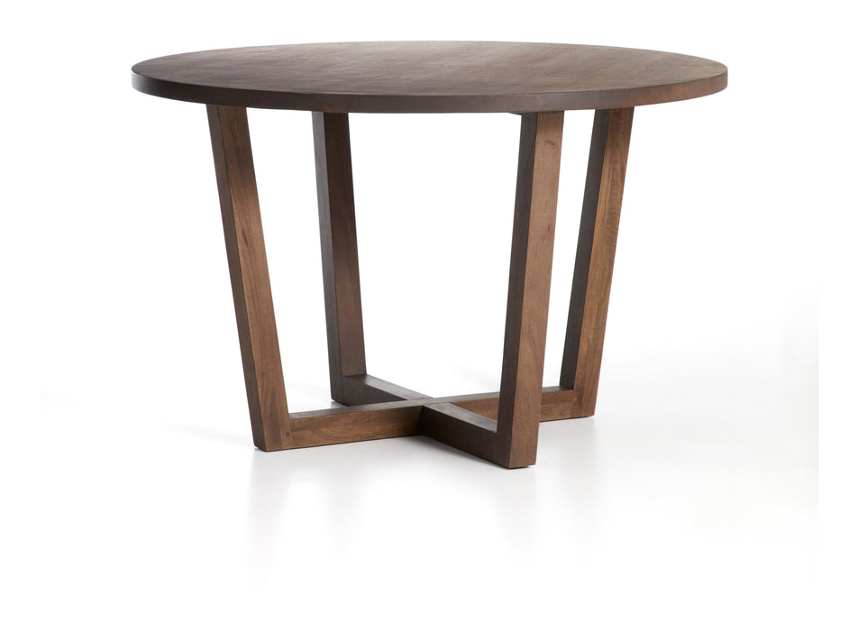 Kave Home Ronde Eettafel Nahla Mangohout, Ø120cm - Bruin