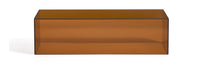 Kave Home Salontafel Orlia Glas, 110 x 50cm - Bruin