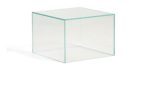 Kave Home Vierkante Salontafel Orlia Glas, 50 x 50cm - Transparant