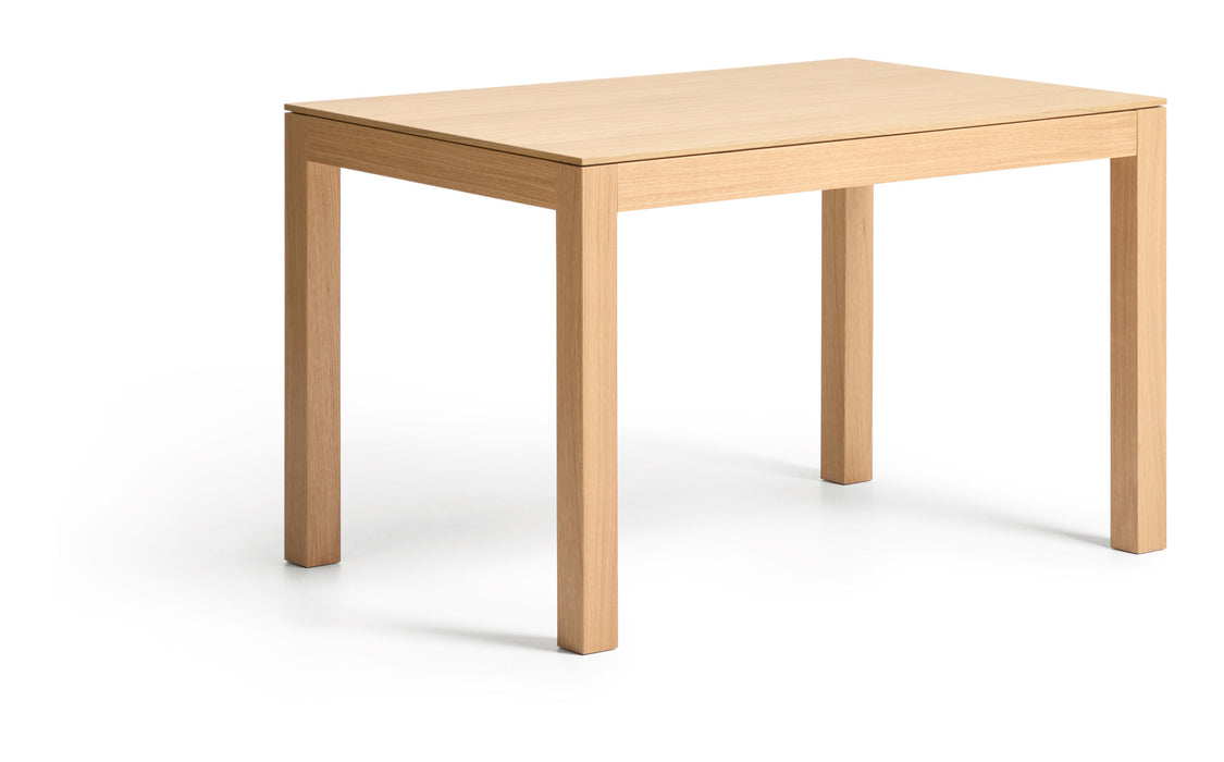Kave Home Uitschuifbare Eettafel Narevi Eikenfineer, 130-190 x 80cm - Naturel