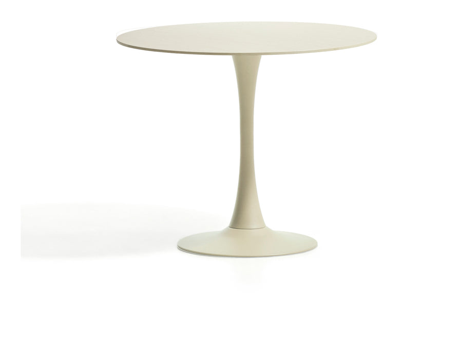 Kave Home Ronde Bistrotafel Vedira Keramiek, Ø90cm - Beige