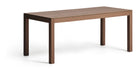 Kave Home Uitschuifbare Eettafel Narevi Eikenfineer, 210-270 x 100cm - Walnoot