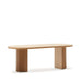 Kave Home Ovale Eettafel Nealy Eikenfineer, 200 x 100cm - Naturel - Ovaal