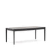Kave Home Uitschuifbare Eettafel Lenon Eikenhout, 200-280 x 90cm - Zwart