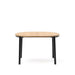 Kave Home Uitschuifbare Ovale Eettafel Montuiri 120-200 x 90cm - Naturel/Zwart - Ovaal