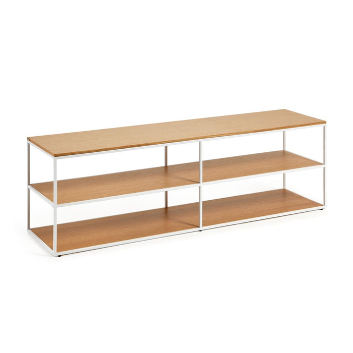 Kave Home TV-meubel Yoana Eikenhout 160 cm - Wit