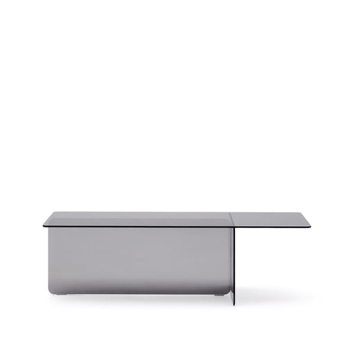 Kave Home Salontafel Zaren Grijs glas, 120 x 60cm - ThatLyfeStyle