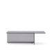 Kave Home Salontafel Zaren Grijs glas, 120 x 60cm