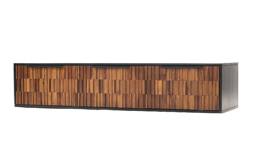Tower Living Hangend TV-meubel Dimaro Sheesham- en mangohout, 145cm - Bruin
