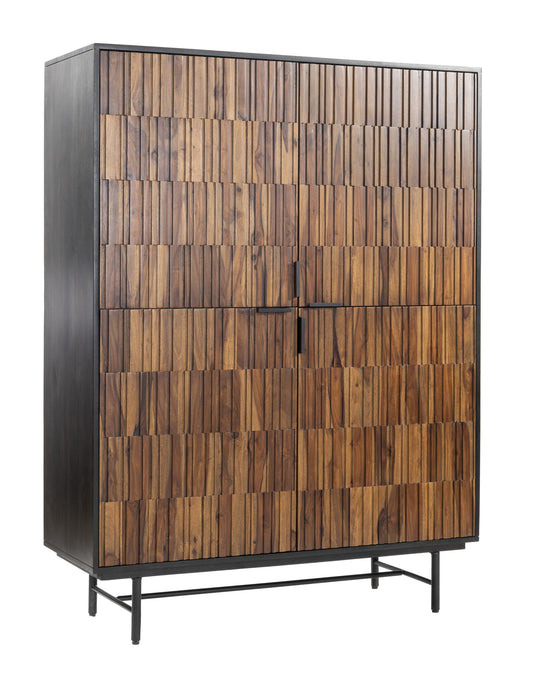 Tower Living Opbergkast Dimaro Sheesham- en mangohout, 160 x 120cm - Bruin