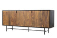 Tower Living Dressoir Taviano Sheesham- en mangohout - Bruin