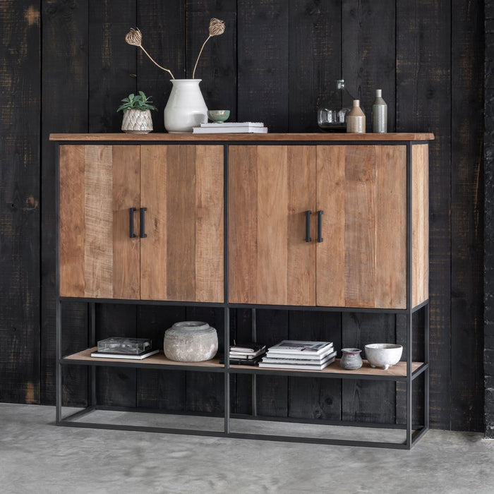 DTP Home Opbergkast Beam Teakhout 180 x 140 cm - Naturel