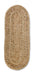 HKliving Ovaal Vloerkleed Soleil Jute, 60 x 165cm - NATUREL