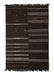 HKliving Vloerkleed Striped Wol, 150 x 240cm - Bruin