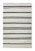 HKliving Vloerkleed Striped Wol, 200 x 300cm - Crème