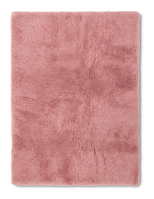HKliving Vloerkleed Fluffy Wol, 150 x 240cm - Roze