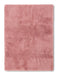 HKliving Vloerkleed Fluffy Wol, 150 x 240cm - Roze