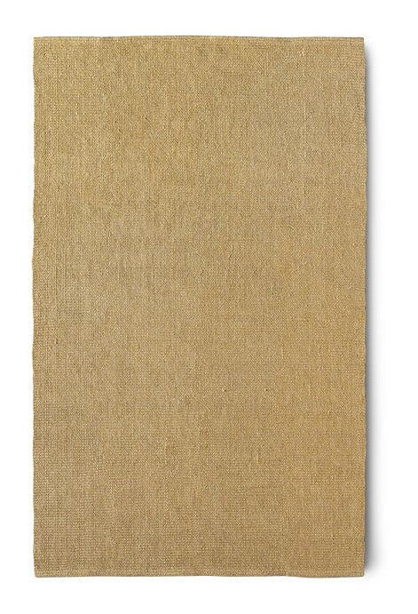 HKliving Vloerkleed Jute Rug Jute, 150 x 240cm - Mosterdgeel