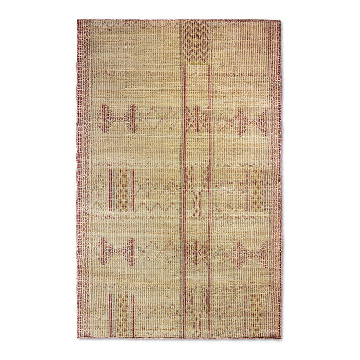 HKliving Vloerkleed Mediterranean Jute, 200 x 300cm - Terracotta