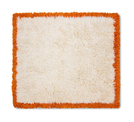 HKliving Vierkant Vloerkleed Fluffy Wol, 250 x 250cm - Retro Summers