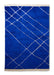 HKliving Vloerkleed Knotted Wol, 200 x 300cm - Kobaltblauw