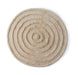 HKliving Rond Vloerkleed Round Wol, Ø150cm - Crème