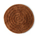 HKliving Rond Vloerkleed Round Wol, Ø150cm - Mahogany