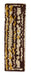 HKliving Vloerkleed Rave Wol, 70 x 250cm - Bruin