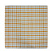 HKliving Tafelkleed Vida check Linnen, 180 x 180cm - Amber/Blauw